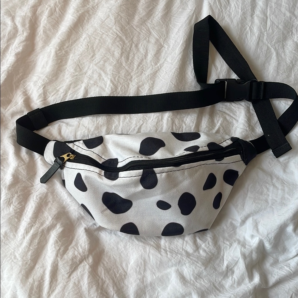 Society6 Black and White Belt Bag